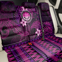 FSM Culture Day Back Car Seat Cover Tribal Pattern Pink Version LT01 - Polynesian Pride