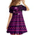 FSM Culture Day Family Matching Summer Maxi Dress and Hawaiian Shirt Tribal Pattern Pink Version LT01 - Polynesian Pride