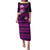 FSM Culture Day Puletasi Tribal Pattern Pink Version LT01 Long Dress Pink - Polynesian Pride