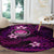 FSM Culture Day Round Carpet Tribal Pattern Pink Version LT01 - Polynesian Pride