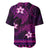 FSM Chuuk State Baseball Jersey Tribal Pattern Pink Version LT01 - Polynesian Pride