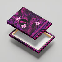 FSM Chuuk State Canvas Wall Art Tribal Pattern Pink Version LT01 - Polynesian Pride