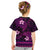 FSM Chuuk State Kid T Shirt Tribal Pattern Pink Version LT01 - Polynesian Pride
