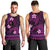 FSM Chuuk State Men Tank Top Tribal Pattern Pink Version LT01 - Polynesian Pride