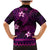 FSM Kosrae State Family Matching Mermaid Dress and Hawaiian Shirt Tribal Pattern Pink Version LT01 - Polynesian Pride