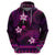 FSM Pohnpei State Hoodie Tribal Pattern Pink Version LT01 - Polynesian Pride