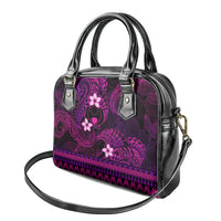 FSM Pohnpei State Shoulder Handbag Tribal Pattern Pink Version LT01 - Polynesian Pride