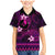 FSM Yap State Family Matching Mermaid Dress and Hawaiian Shirt Tribal Pattern Pink Version LT01 Son's Shirt Pink - Polynesian Pride