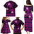 FSM Yap State Family Matching Puletasi and Hawaiian Shirt Tribal Pattern Pink Version LT01 - Polynesian Pride