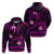 FSM Yap State Hoodie Tribal Pattern Pink Version LT01 - Polynesian Pride