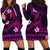 FSM Yap State Hoodie Dress Tribal Pattern Pink Version LT01 - Polynesian Pride