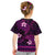 FSM Yap State Kid T Shirt Tribal Pattern Pink Version LT01 - Polynesian Pride