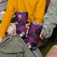 FSM Yap State Tumbler Cup Tribal Pattern Pink Version LT01 - Polynesian Pride