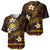 FSM Culture Day Baseball Jersey Tribal Pattern Gold Version LT01 - Polynesian Pride