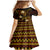 FSM Culture Day Family Matching Mermaid Dress and Hawaiian Shirt Tribal Pattern Gold Version LT01 - Polynesian Pride