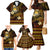 FSM Culture Day Family Matching Mermaid Dress and Hawaiian Shirt Tribal Pattern Gold Version LT01 - Polynesian Pride