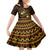 FSM Culture Day Family Matching Short Sleeve Bodycon Dress and Hawaiian Shirt Tribal Pattern Gold Version LT01 Daughter's Dress Gold - Polynesian Pride