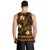 FSM Culture Day Men Tank Top Tribal Pattern Gold Version LT01 - Polynesian Pride