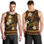 FSM Culture Day Men Tank Top Tribal Pattern Gold Version LT01 - Polynesian Pride