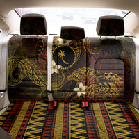 FSM Chuuk State Back Car Seat Cover Tribal Pattern Gold Version LT01 - Polynesian Pride