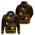 FSM Chuuk State Hoodie Tribal Pattern Gold Version LT01 - Polynesian Pride