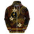 FSM Chuuk State Zip Hoodie Tribal Pattern Gold Version LT01 - Polynesian Pride