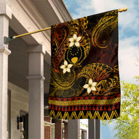 FSM Pohnpei State Garden Flag Tribal Pattern Gold Version LT01 House Flag Gold - Polynesian Pride
