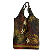 FSM Pohnpei State Grocery Bag Tribal Pattern Gold Version LT01 - Polynesian Pride