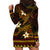 FSM Pohnpei State Hoodie Dress Tribal Pattern Gold Version LT01 - Polynesian Pride