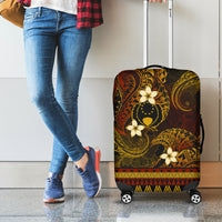 FSM Pohnpei State Luggage Cover Tribal Pattern Gold Version LT01 - Polynesian Pride