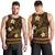 FSM Pohnpei State Men Tank Top Tribal Pattern Gold Version LT01 - Polynesian Pride