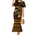 FSM Pohnpei State Mermaid Dress Tribal Pattern Gold Version LT01 Women Gold - Polynesian Pride