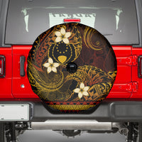 FSM Pohnpei State Spare Tire Cover Tribal Pattern Gold Version LT01 - Polynesian Pride
