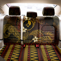 FSM Yap State Back Car Seat Cover Tribal Pattern Gold Version LT01 - Polynesian Pride