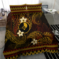FSM Yap State Bedding Set Tribal Pattern Gold Version LT01 - Polynesian Pride