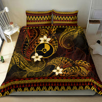 FSM Yap State Bedding Set Tribal Pattern Gold Version LT01 - Polynesian Pride