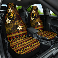 FSM Yap State Car Seat Cover Tribal Pattern Gold Version LT01 One Size Gold - Polynesian Pride