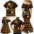 FSM Yap State Family Matching Mermaid Dress and Hawaiian Shirt Tribal Pattern Gold Version LT01 - Polynesian Pride