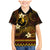 FSM Yap State Family Matching Mermaid Dress and Hawaiian Shirt Tribal Pattern Gold Version LT01 Son's Shirt Gold - Polynesian Pride