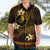 FSM Yap State Hawaiian Shirt Tribal Pattern Gold Version LT01 - Polynesian Pride