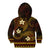 FSM Yap State Kid Hoodie Tribal Pattern Gold Version LT01 - Polynesian Pride