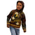 FSM Yap State Kid Hoodie Tribal Pattern Gold Version LT01 - Polynesian Pride