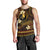 FSM Yap State Men Tank Top Tribal Pattern Gold Version LT01 - Polynesian Pride