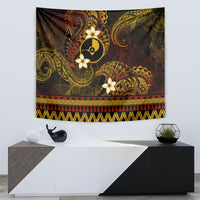 FSM Yap State Tapestry Tribal Pattern Gold Version LT01 - Polynesian Pride
