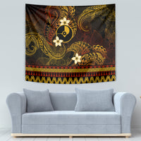 FSM Yap State Tapestry Tribal Pattern Gold Version LT01 - Polynesian Pride