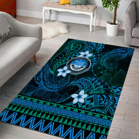 FSM Culture Day Area Rug Tribal Pattern Ocean Version LT01 - Polynesian Pride