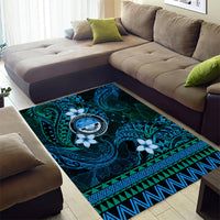 FSM Culture Day Area Rug Tribal Pattern Ocean Version LT01 - Polynesian Pride