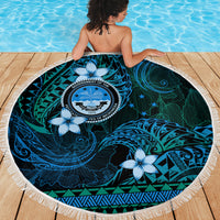 FSM Culture Day Beach Blanket Tribal Pattern Ocean Version LT01 - Polynesian Pride