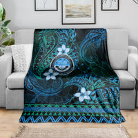 FSM Culture Day Blanket Tribal Pattern Ocean Version LT01 - Polynesian Pride