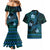 FSM Culture Day Couples Matching Mermaid Dress and Hawaiian Shirt Tribal Pattern Ocean Version LT01 - Polynesian Pride